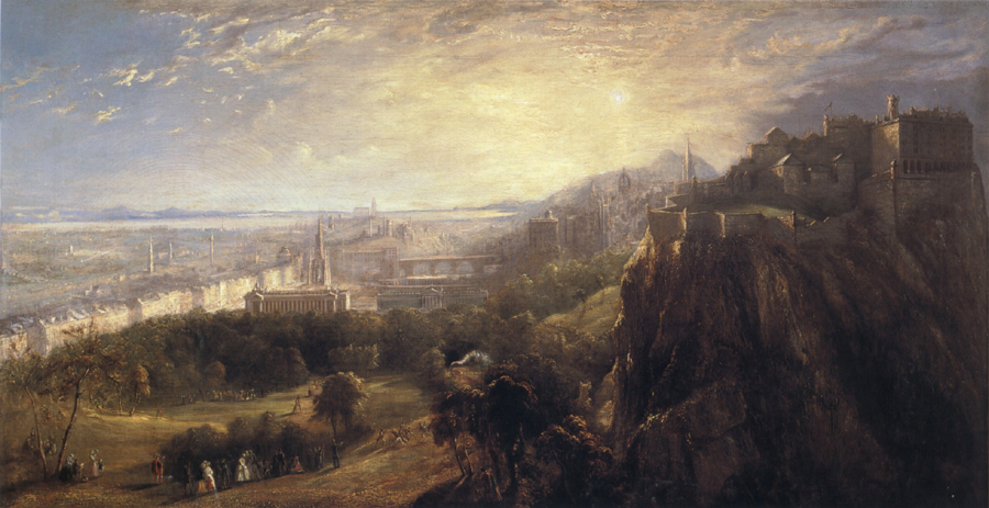 A View of Edinburgh from North of the Castle